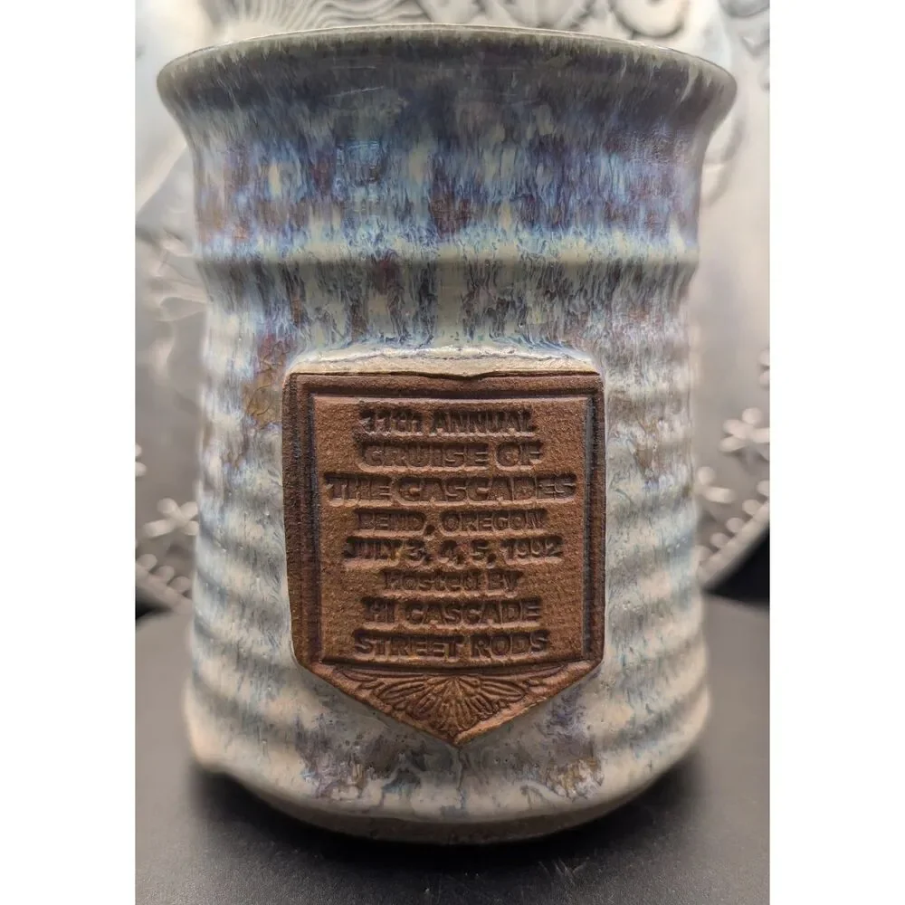 Blue Spruce Pottery Mug • 1992 Cruise of the Cascades • Bend Oregon